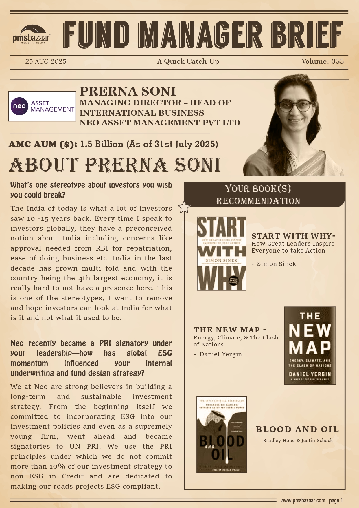 PMSBazaar Fund Manager Brief Vol 55