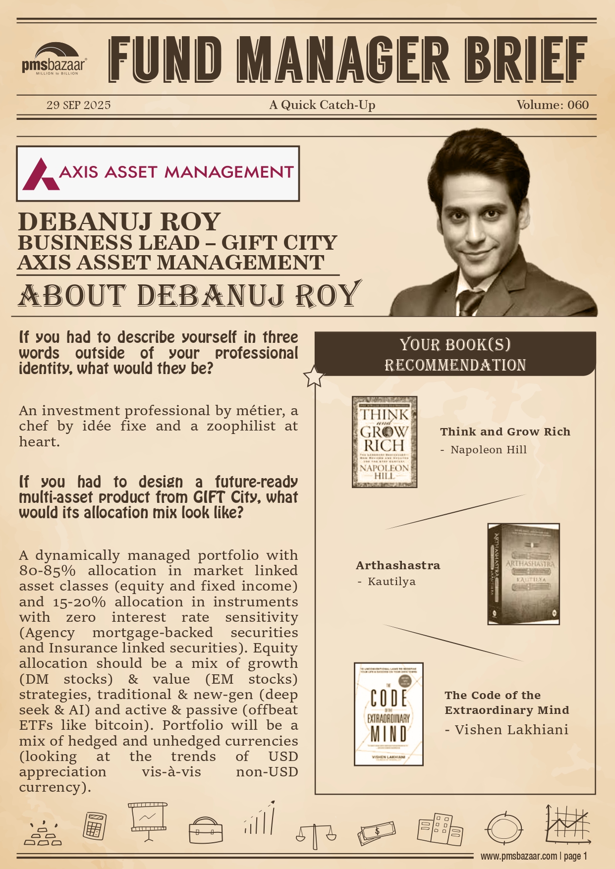 PMSBazaar Fund Manager Brief Vol 60