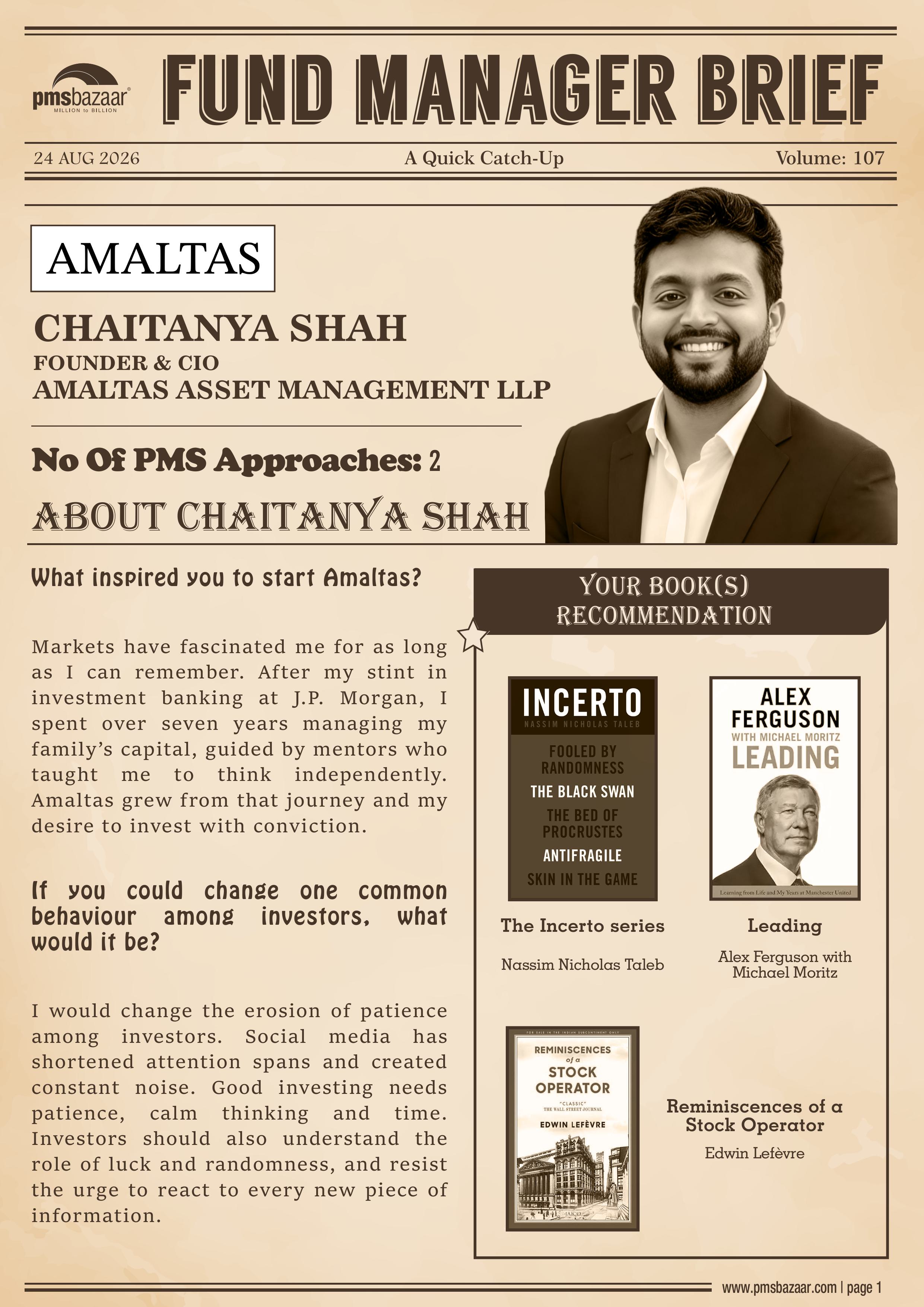 pmsbazaar fund manager brief vol 107