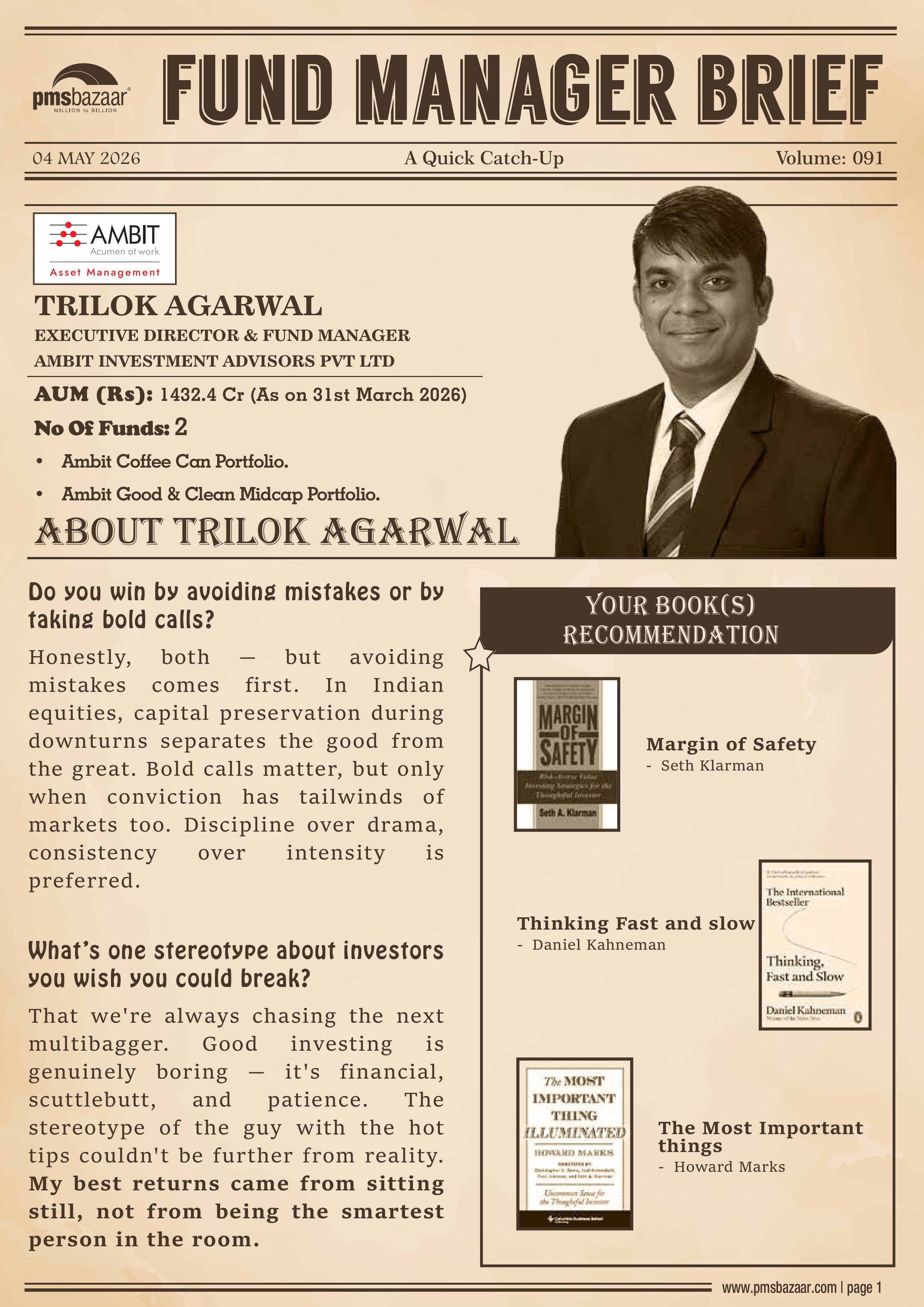 pmsbazaar fund manager brief vol 91