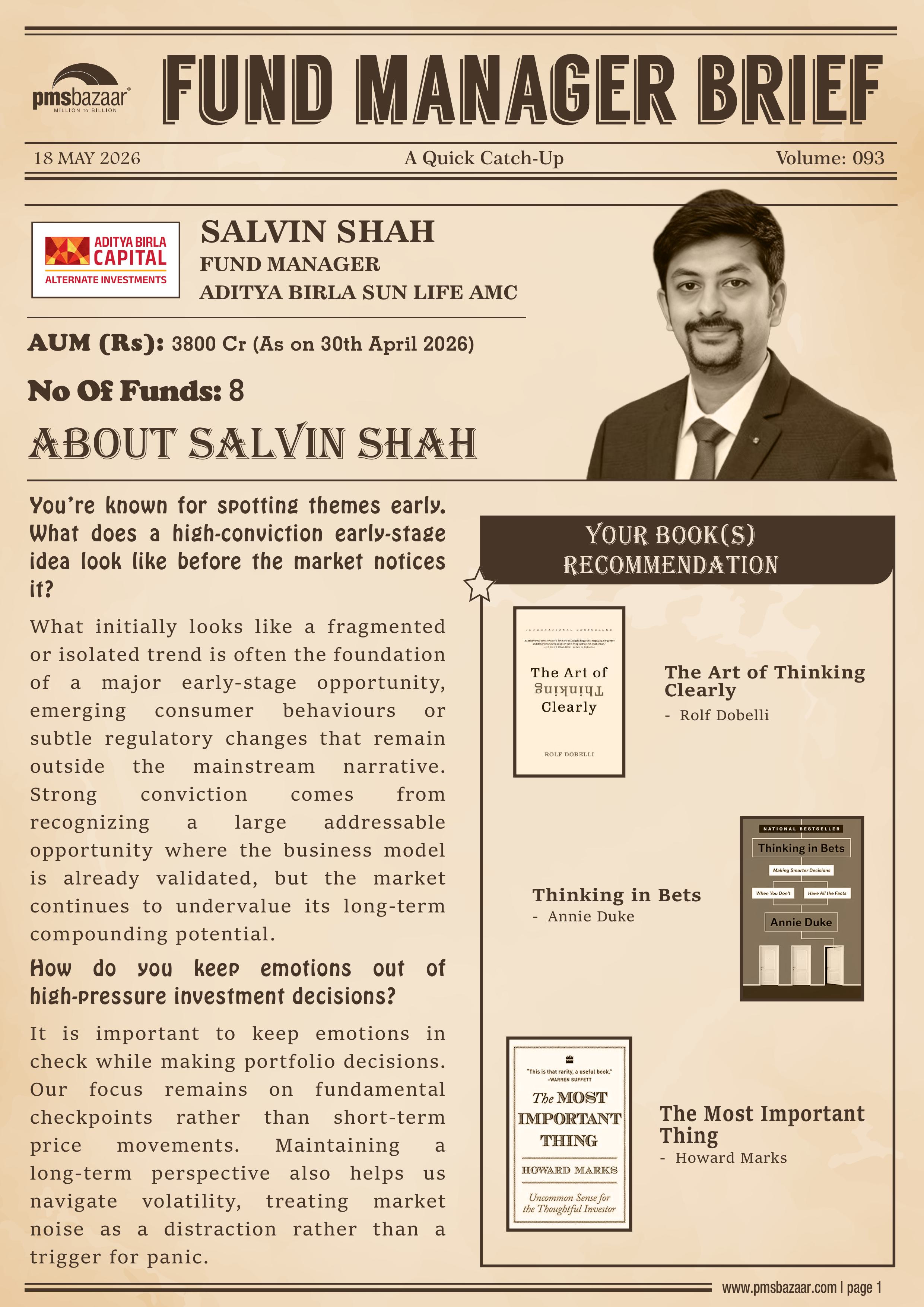 pmsbazaar fund manager brief vol 93