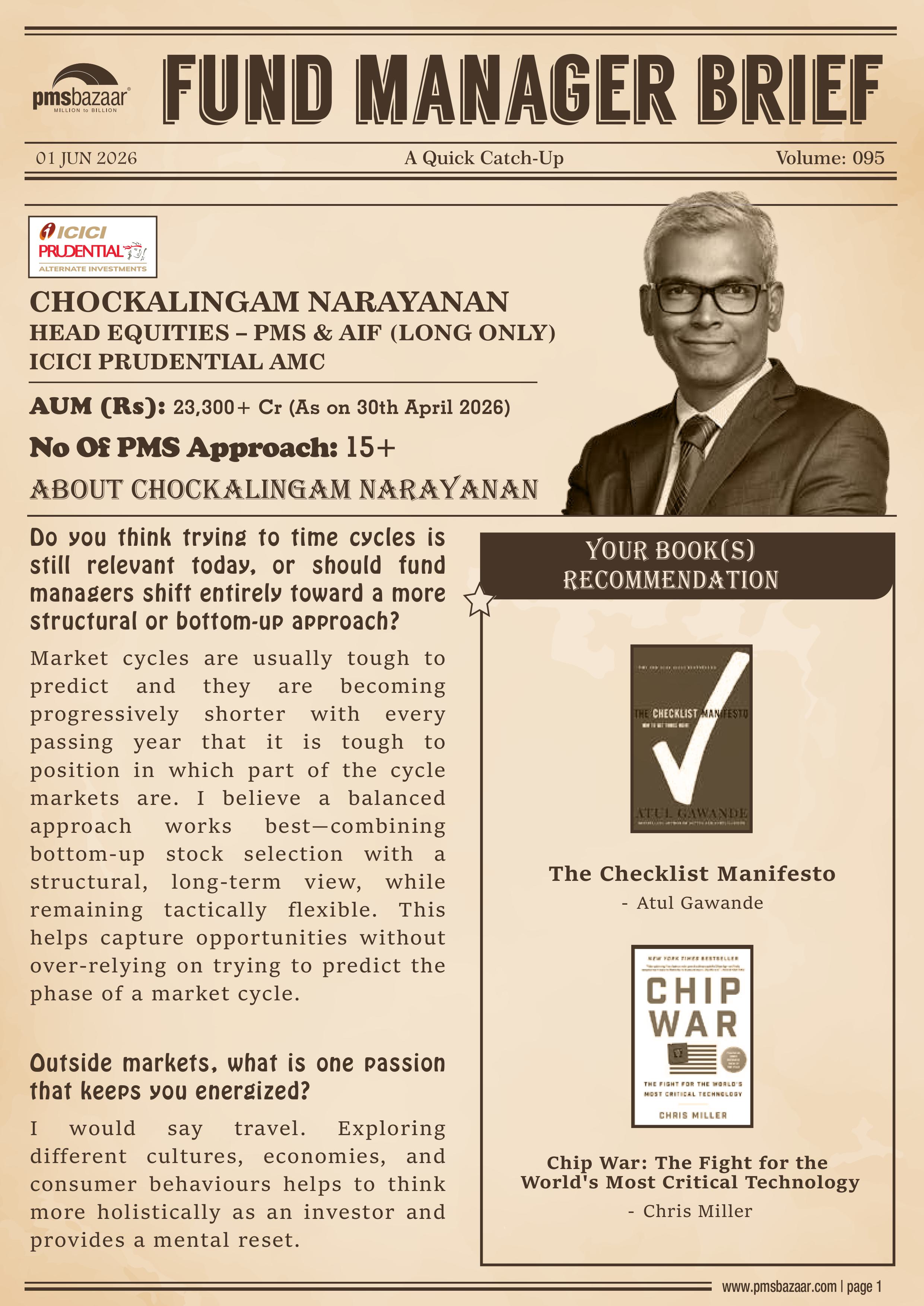 pmsbazaar fund manager brief vol 95