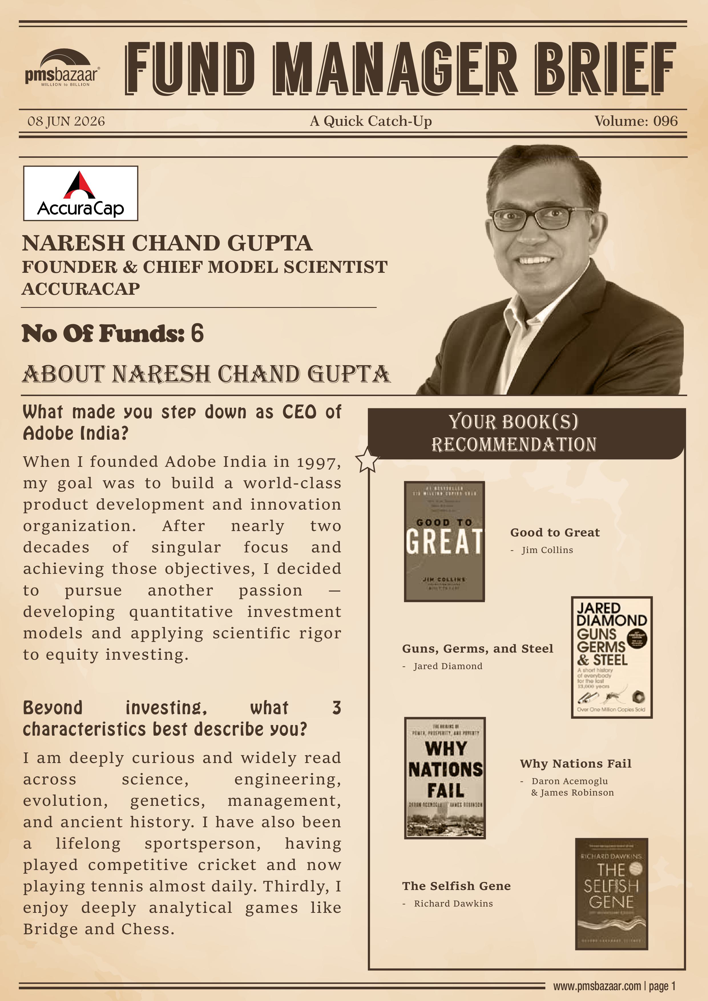 pmsbazaar fund manager brief vol 96